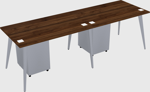 Modern rectangular office desk