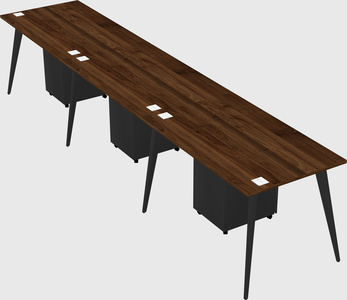 Modern rectangular office desk