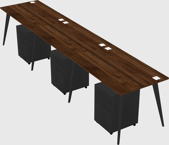 Modern rectangular office desk