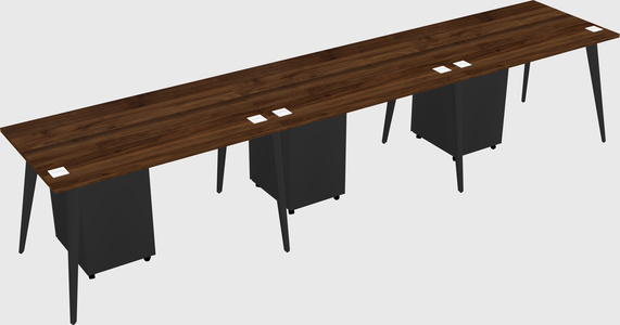Modern rectangular office desk