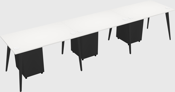Modern rectangular office desk