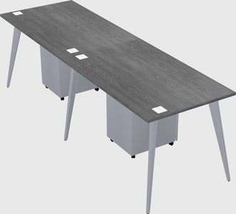 Modern rectangular office desk