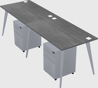 Modern rectangular office desk