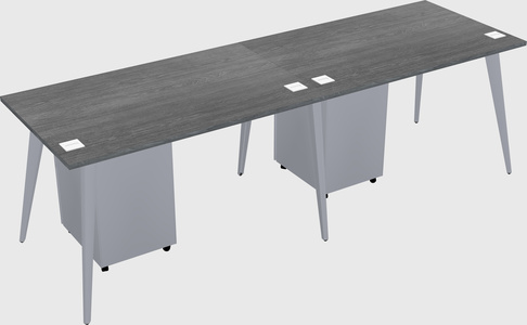 Modern rectangular office desk