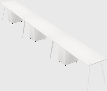 Modern rectangular office desk