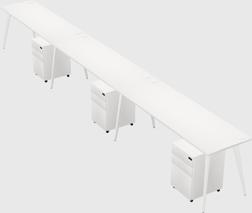 Modern rectangular office desk