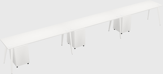 Modern rectangular office desk