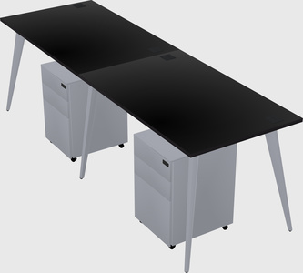 Modern rectangular office desk