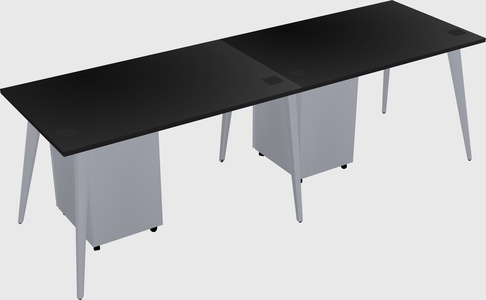 Modern rectangular office desk