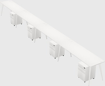 Modern rectangular office desk