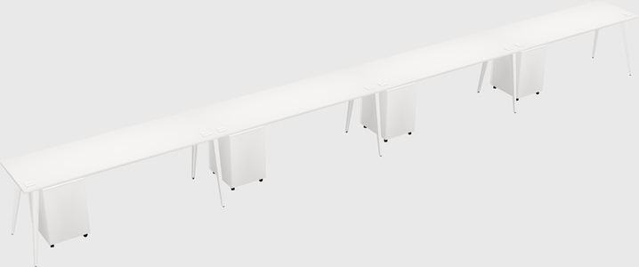 Modern rectangular office desk