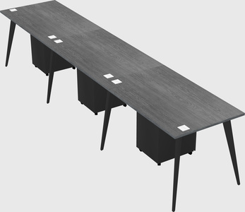 Modern rectangular office desk