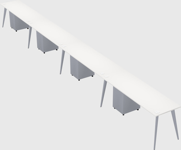 Modern rectangular office desk