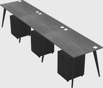 Modern rectangular office desk