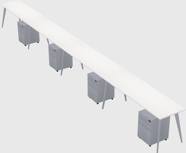 Modern rectangular office desk