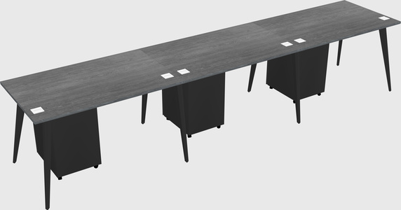 Modern rectangular office desk
