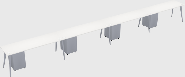 Modern rectangular office desk