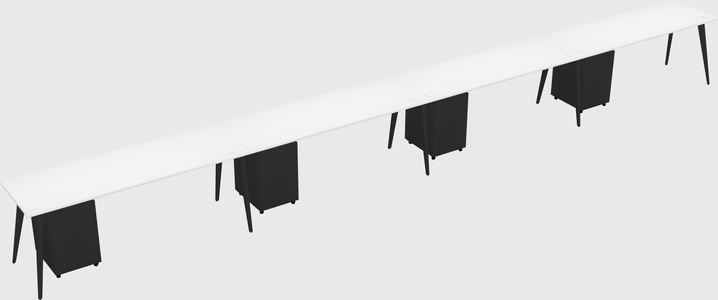 Modern rectangular office desk