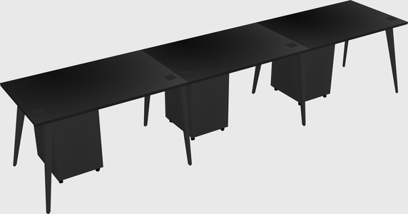 Modern rectangular office desk