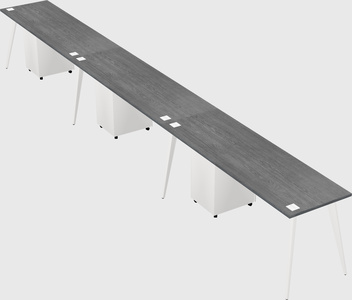 Modern rectangular office desk