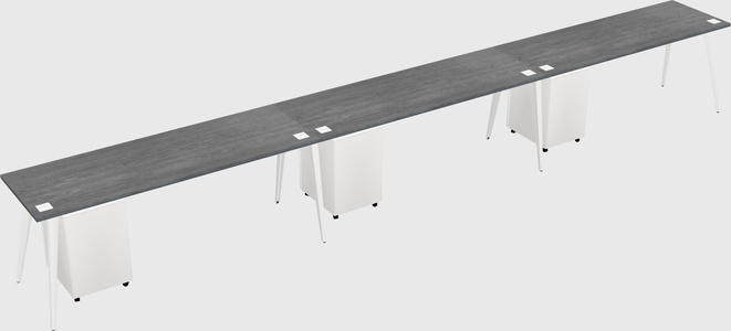 Modern rectangular office desk