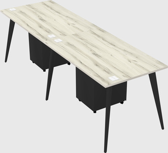 Modern rectangular office desk