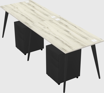 Modern rectangular office desk