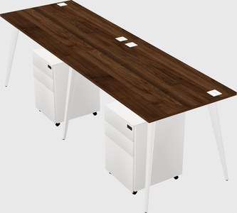 Modern rectangular office desk