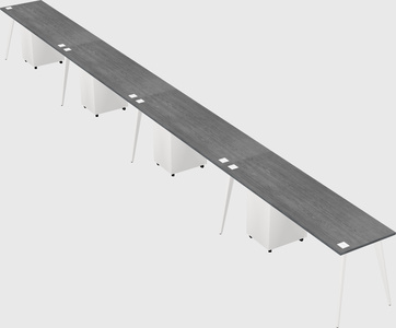 Modern rectangular office desk
