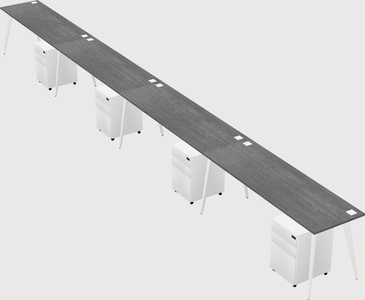 Modern rectangular office desk