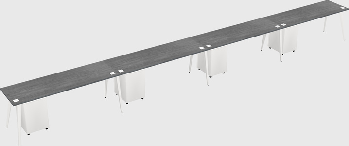 Modern rectangular office desk