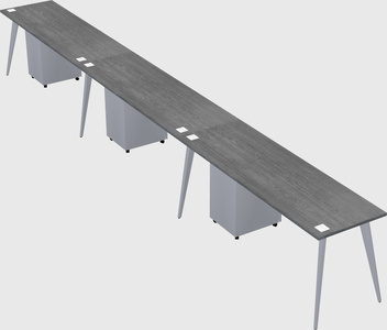 Modern rectangular office desk
