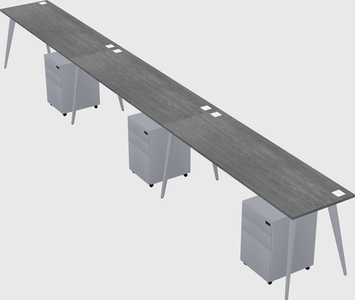Modern rectangular office desk