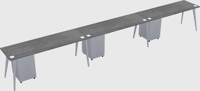 Modern rectangular office desk