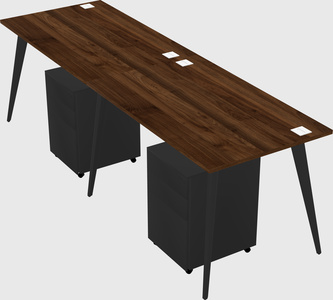 Modern rectangular office desk