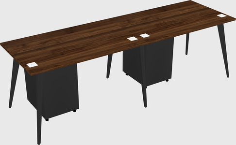 Modern rectangular office desk