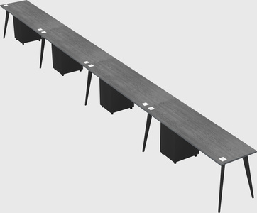 Modern rectangular office desk