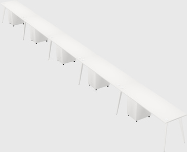 Modern rectangular office desk