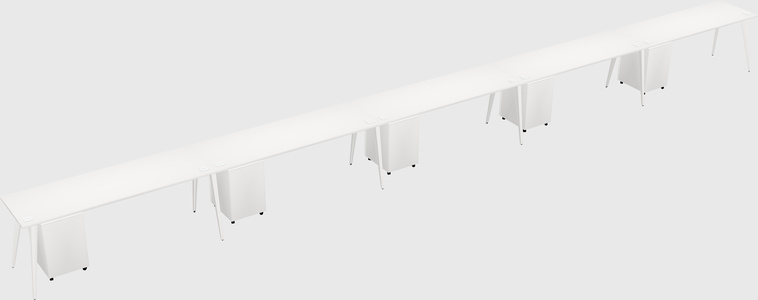 Modern rectangular office desk