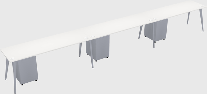 Modern rectangular office desk