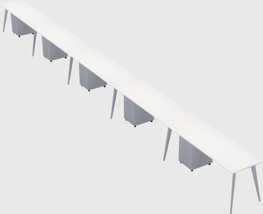 Modern rectangular office desk