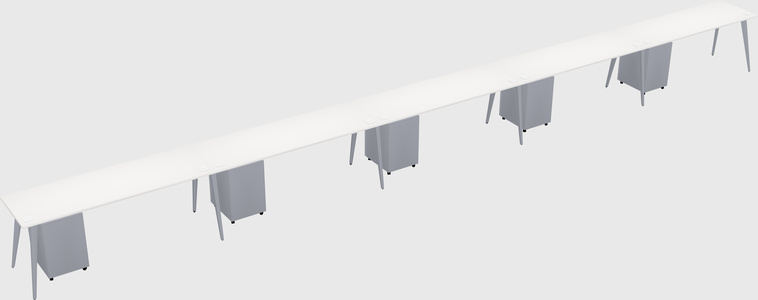 Modern rectangular office desk