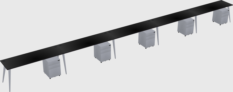 Modern Rectangular Office Desk