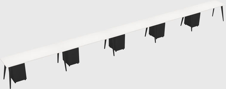 Modern rectangular office desk