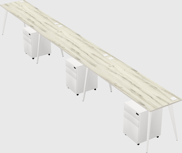Modern rectangular office desk