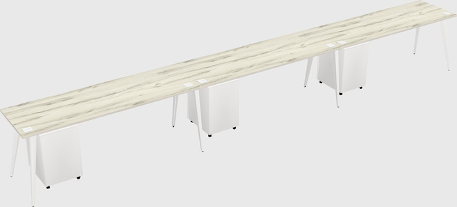 Modern rectangular office desk