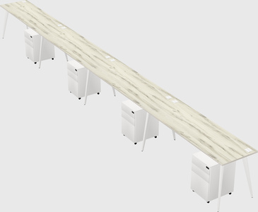Modern rectangular office desk