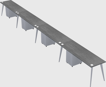 Modern rectangular office desk