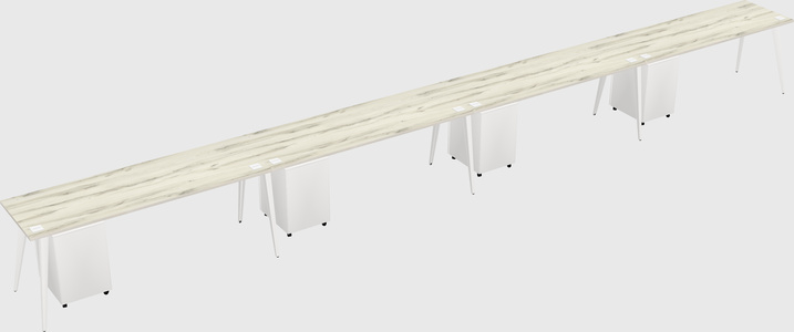 Modern rectangular office desk