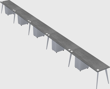 Modern rectangular office desk